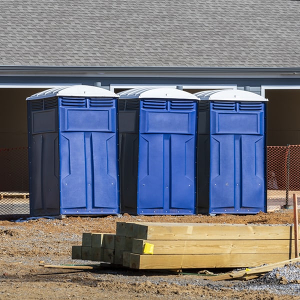 are there any restrictions on where i can place the portable toilets during my rental period in Bronaugh Missouri